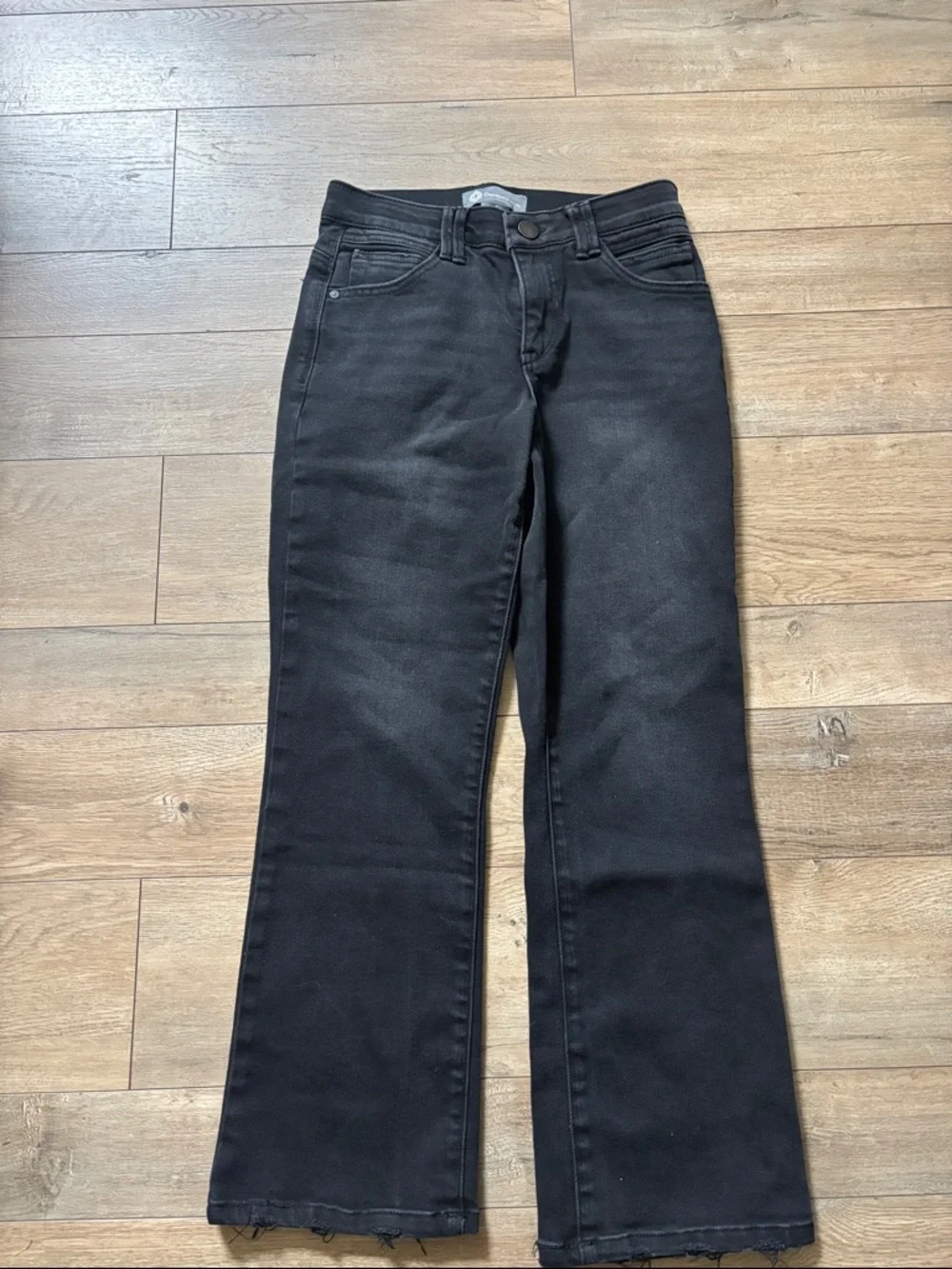 Democracy Straight Black Leg Jeans Ab Technology Solution